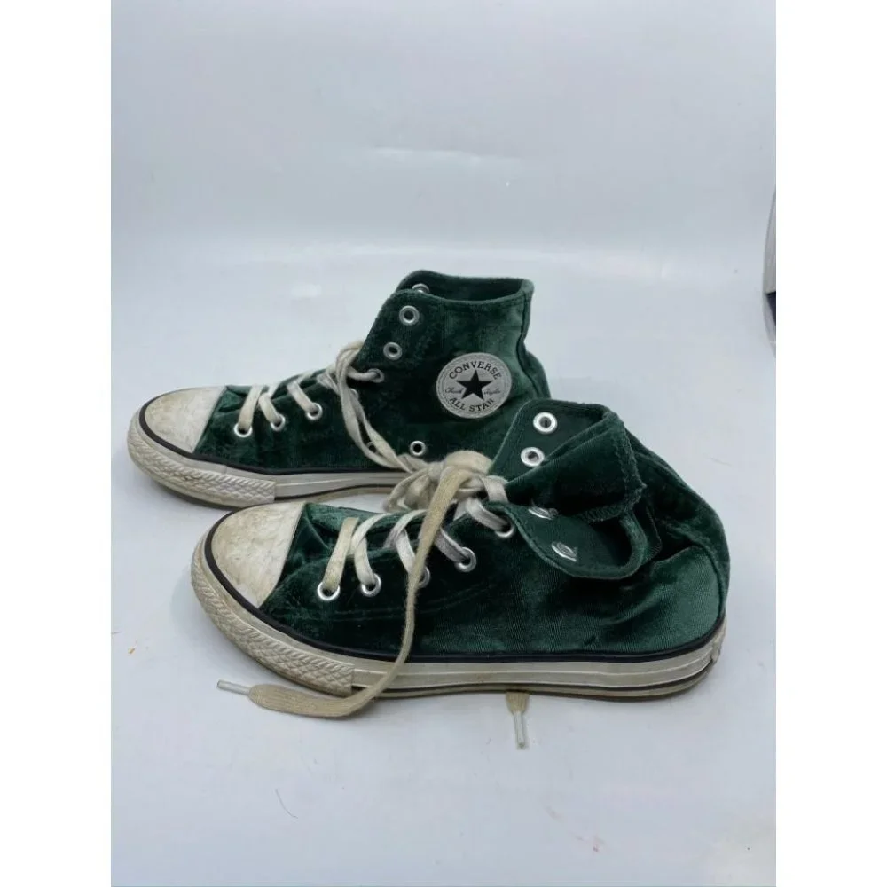 CONVERSE Sneakers White Green Junior Size 2